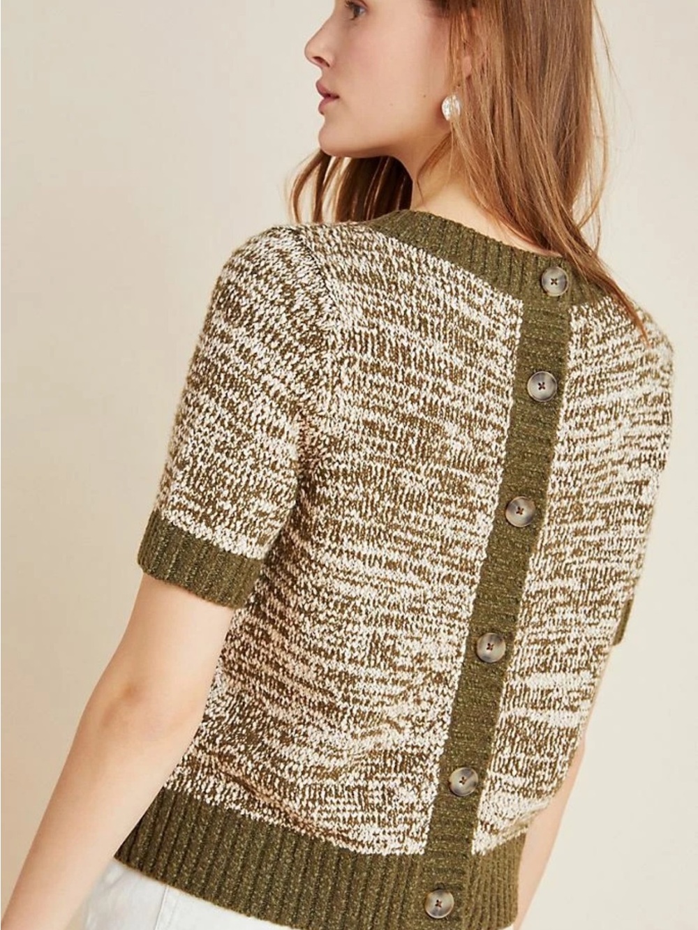 Anthropologie Short Sleeve Jasper Sweater Tee Size XS/S (Orig. $98) OVERSIZED